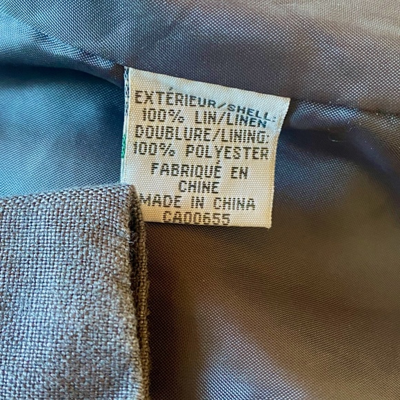 RW & Co. Brown Linen Jacket - Picture 6 of 6